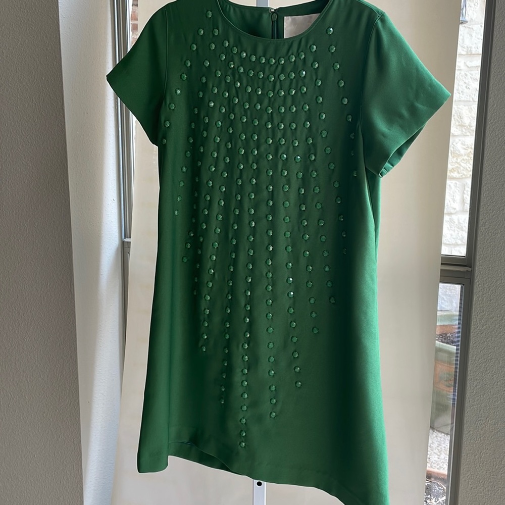Green shift dress by Karta size medium
